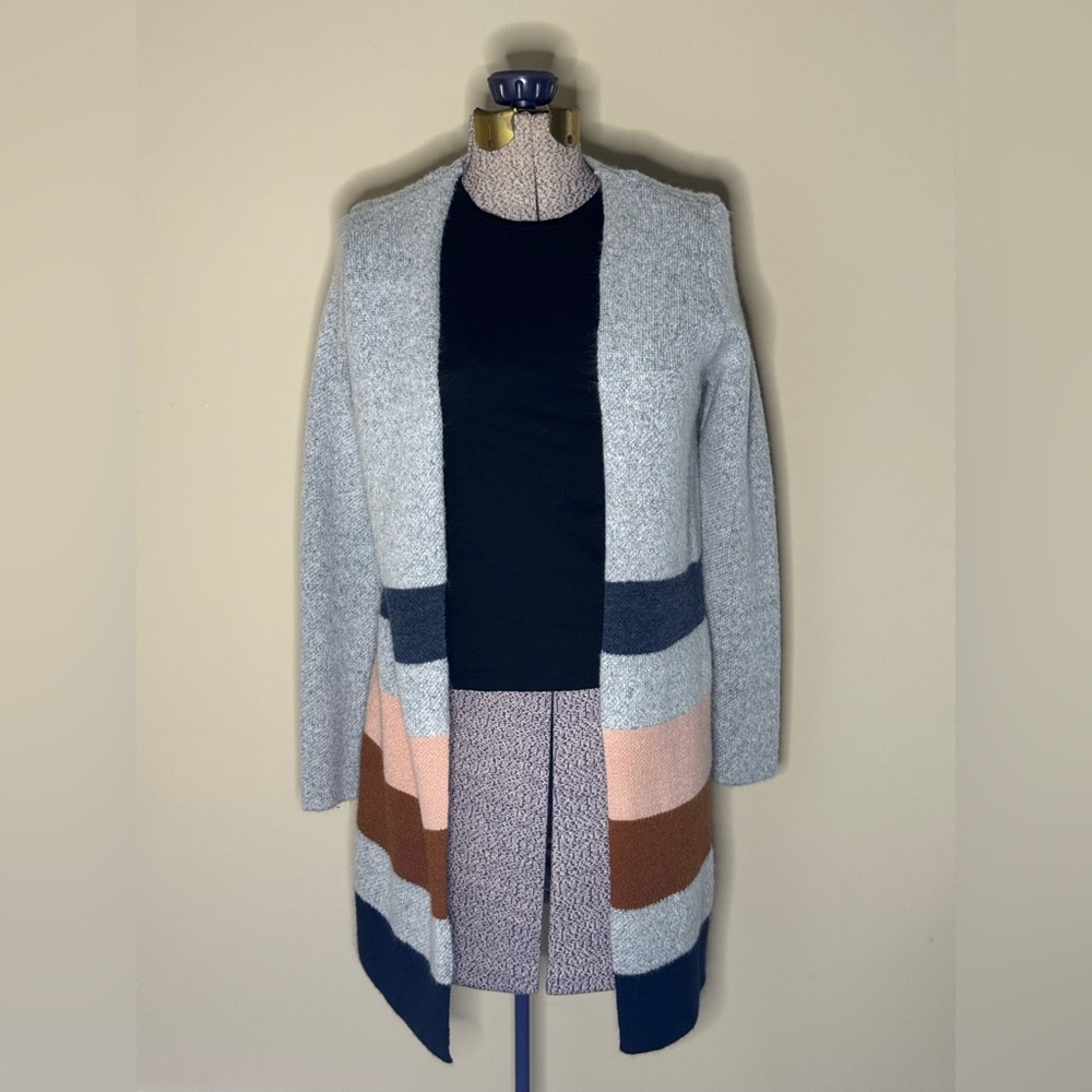 Multicolor Striped Cardigan